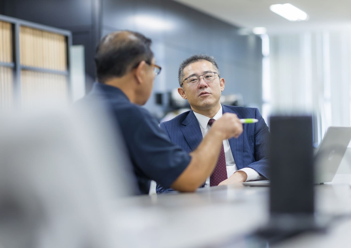 管理本部 執行役員本部長 総務部・財務部 部長　I.J.